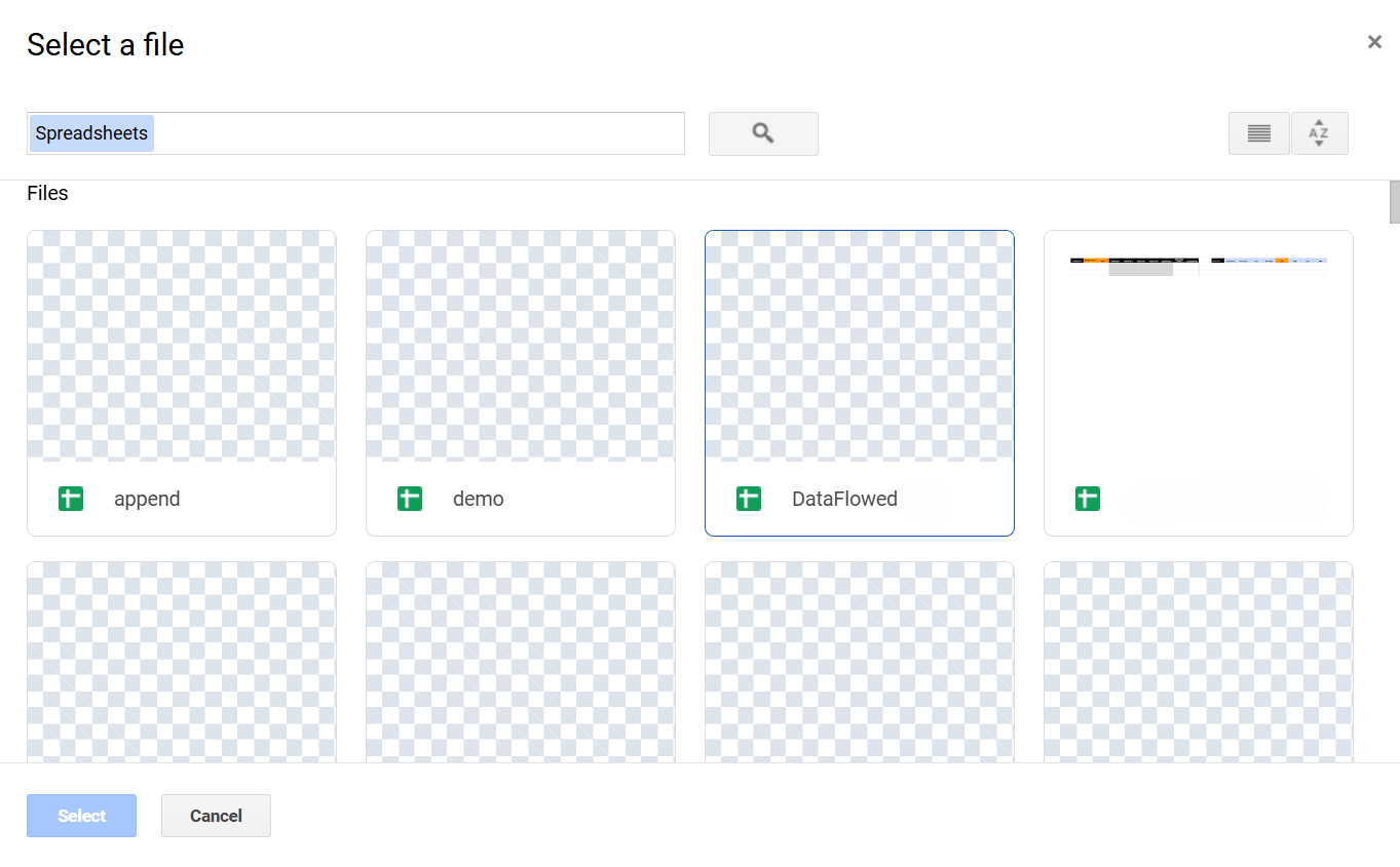Google Drive Picker