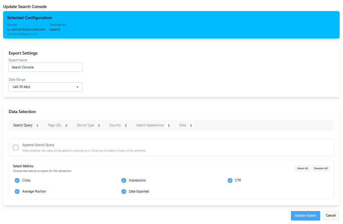 Exporter Details Page